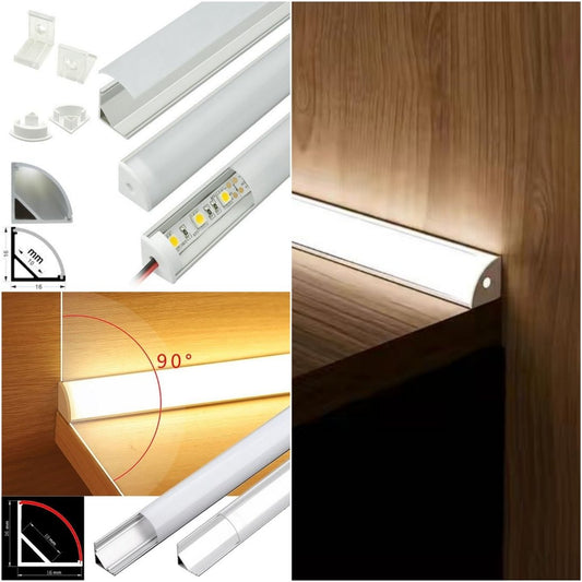 Corner Profile Aluminium Channel 3inch x Length 10 feet