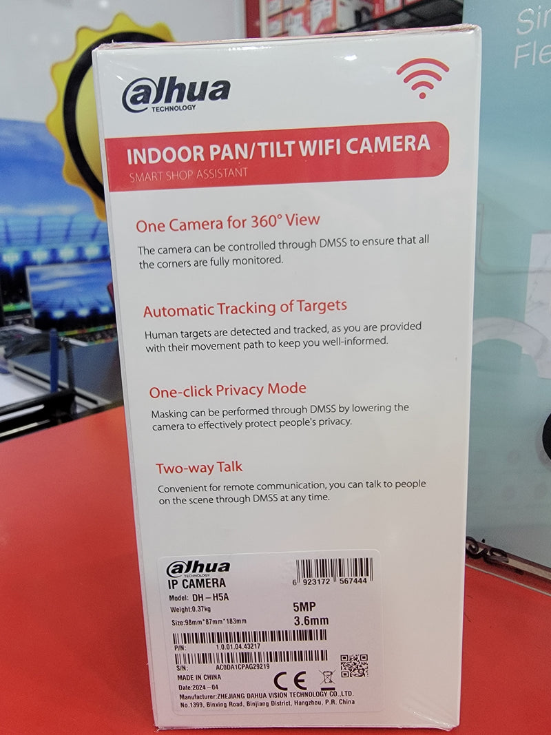 Dahua Hero A1 5MP Indoor Wifi Camera