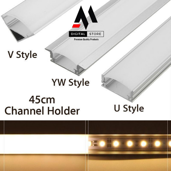 LED Strips Profile Aluminium Channel 17mm x Length 10 feet