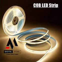 COB Strip Light 10M Roll - Direct Plug-in, 220V