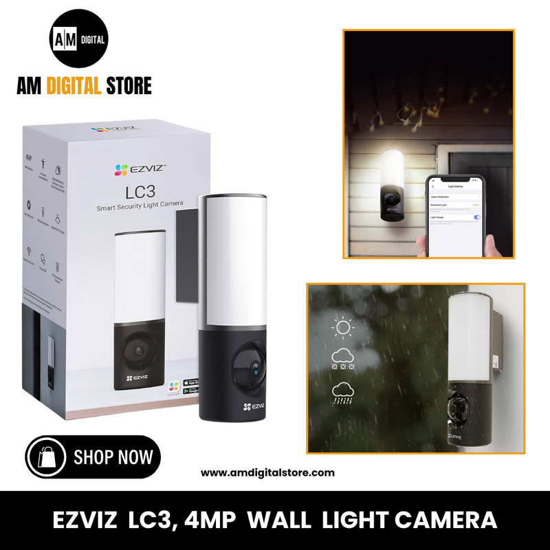 Ezviz LC3 Wall-Light Camera