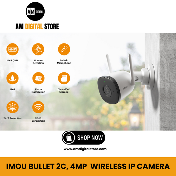 Bullet 2C 4MP Security Outdoor Camera