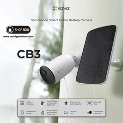 Ezviz CB3 Smart Home Battery Camera with Solar Panel