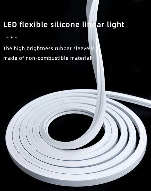 Silicone Profile Lighting in Ceiling 17mm